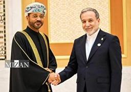 دیدار و گفت‌وگوی وزیران امور خارجه ایران و عمان