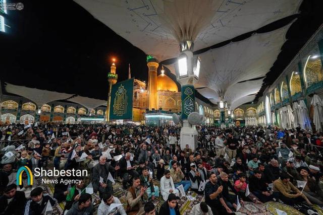 برگزاری محفل باشکوه میلاد سرور بانوان عالم در حرم مطهر علوی