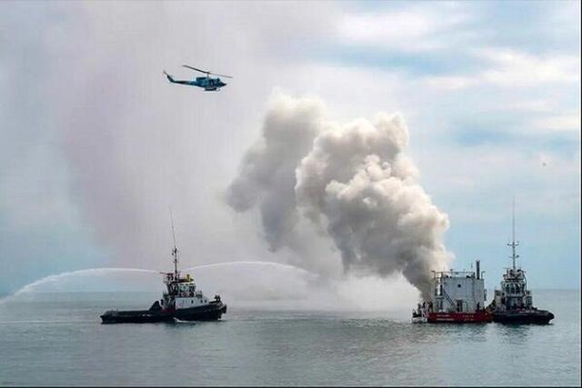 ادعای هدف قرار گرفتن دو کشتی روسی حامل سلاح‌های ایرانی در دریای خزر!