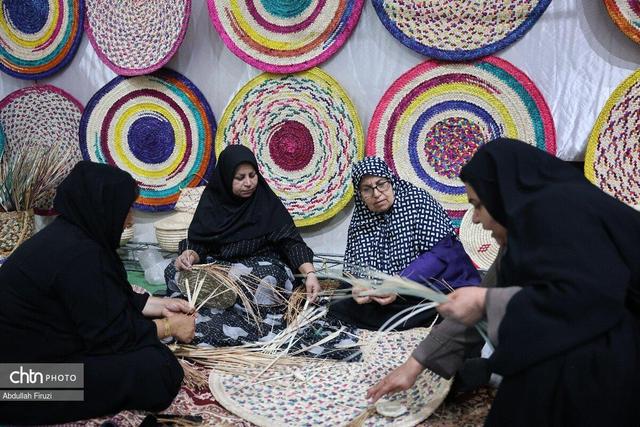 اولین نمایشگاه صنایع دستی حصیری وابسته به نخل جنوب کشور