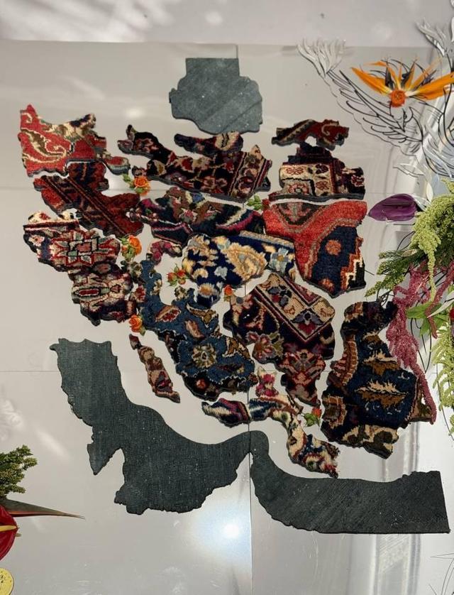 تلفیق هنر دستبافت و آینه در «آیینه نگار» سعدآباد/ ققنوس ایرانی بر نقشه دستبافته‌های اصیل می‌درخشد