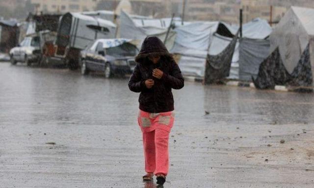 سازمان ملل: طوفان «بایرون» چادرهای آوارگان غزه را به زیر آب برد