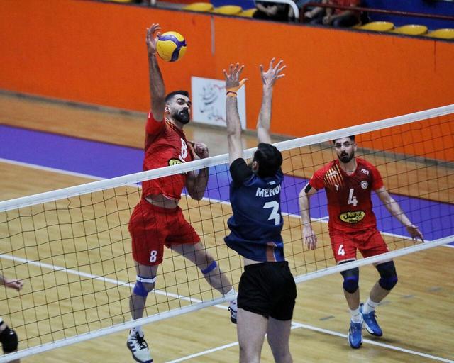 شهرآورد والیبال آذربایجان شرقی به سود مس سونگون