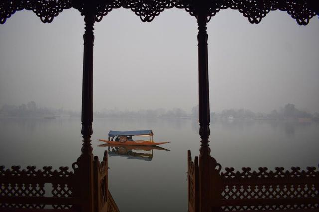 خانه‌های قایقی سنتی در کشمیر ھند 