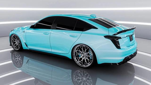 کادیلاک CT5-V بلکوینگ با رنگ خاص «یخ قطبی متالیک» (+عکس)