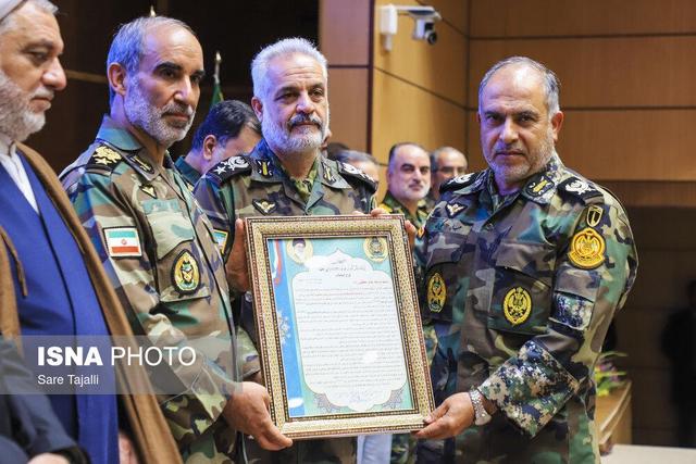 مراسم تکریم و معارفه فرمانده قرارگاه منطقه‌ای جنوب‌شرق نزاجا - کرمان