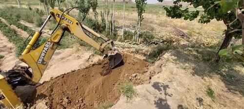 انسداد ۲۶۲حلقه چاه غیرمجاز در قزوین