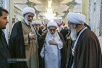 برگزاری مراسم ابوالزوجه آیت الله کعبی در قم