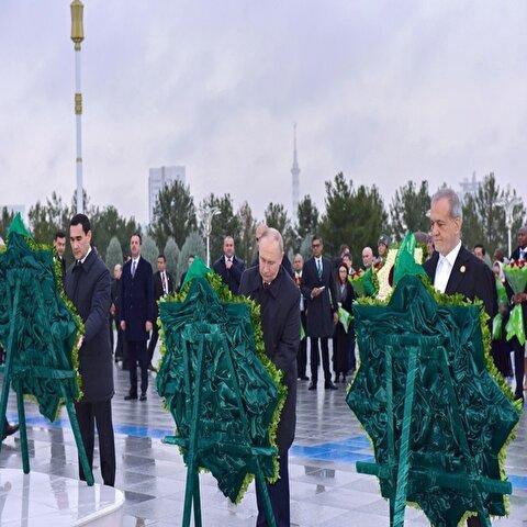 تصاویر: سفر رئیس جمهور به ترکمنستان