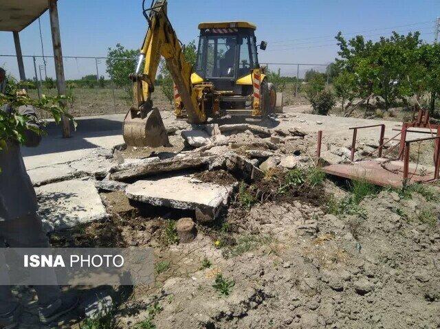 برخورد با ساختوسازهای غیرمجاز در ابهر