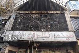 آتش سوزی سینمای متروکه در خیابان لاله زار