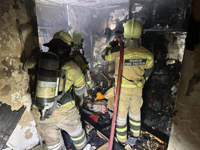 آتشسوزی سینمای قدیمی در لالهزار تهران