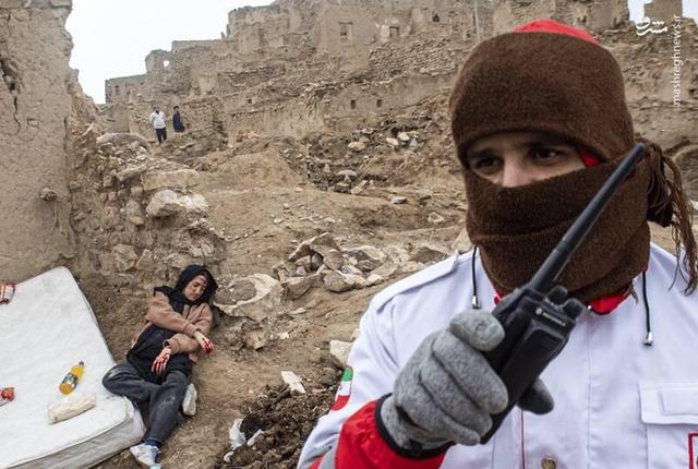 عکس/ مانور "تمام عیار زلزله" در بجنورد