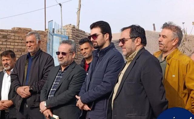 بازدید نماینده دیار سربداران از روستای کلاته آقازاده