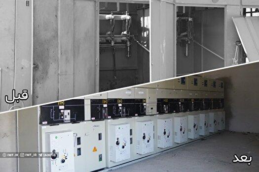 دومین پست برق فشار قوی مجموعه ورزشی آزادی تعویض شد