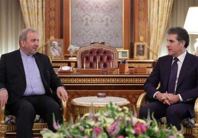 دیدار آل صادق و بارزانی/ تاکید بر تقویت روابط تهران-اربیل