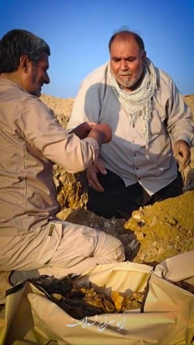 بازگشت قهرمانان خاموش؛ کشف پیکر ۲ شهید دفاع مقدس در چیلات دهلران