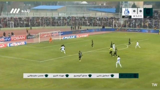 ویدیو| پنالتی پر قدرت آسانی به خیبر