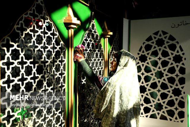 غبارروبی امامزاده زبیده خاتون همدان