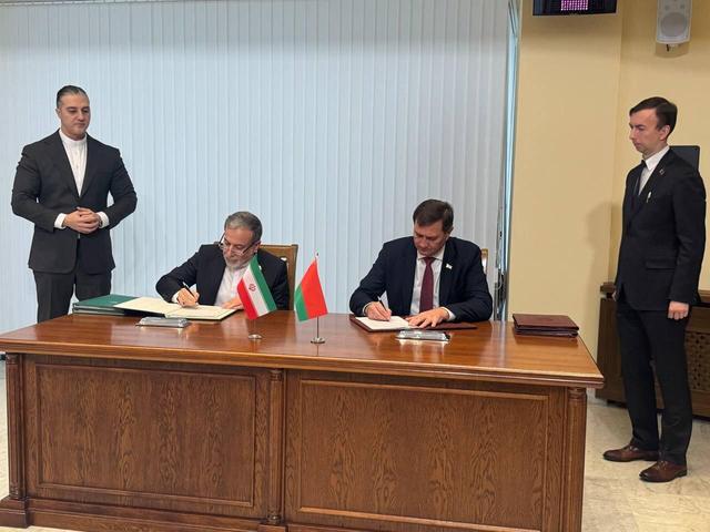 امضای ۳ سند همکاری میان ایران و بلاروس