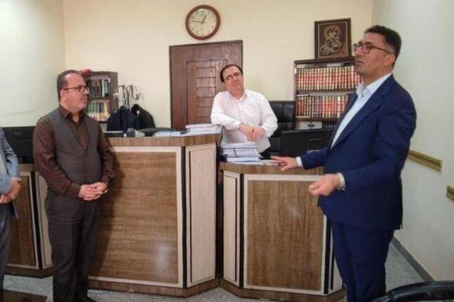 بازدید سرزده رئیس کل دادگستری هرمزگان از محاکم تجدیدنظر