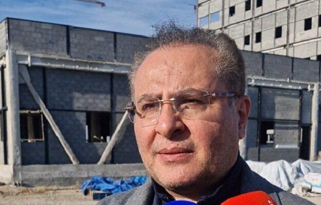 داورنیا: پروژه بیمارستان جدید نجفزاده اردبیل ۶۰ درصد پیشرفت دارد