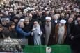 پیکر آیت‌الله شاهچراغی در سمنان تشییع شد