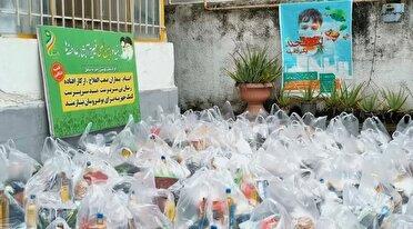 توزیع ۲۴۰ سبد کالا و ۶۰ کارت هدیه توسط خیریه آبشارعاطفه‌های تنکابن