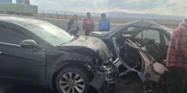 ۷ مصدوم در تصادف زنجیره‌ای آزادراه زنجان_قزوین