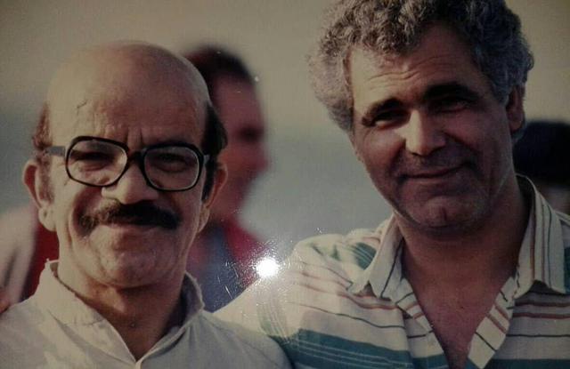 عکس/ رضا کرمرضایی در ۳۹ سالگی در کنار لیلا فروهر؛ سال ۵۵