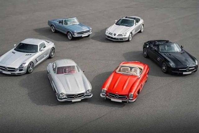 گنجینه ۴٫۵ میلیون دلاری / حراج شش مرسدس بنز افسانه‌ای