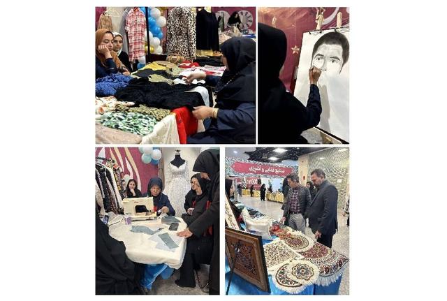 جشن خلاقیت و کارآفرینی بانوان فرهنگسراها در رویداد «ایوان هنر» حرم مطهر رضوی