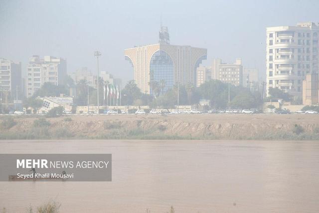 ۱۷ شهر خوزستان در شرایط قرمز و نارنجی آلودگی هوا