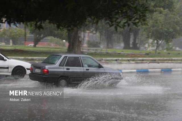 بارش شدید باران در بندرعباس