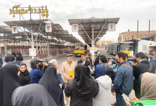 ثبت سالانه ۱۰ میلیون سفر درون‌شهری در یزد + فیلم