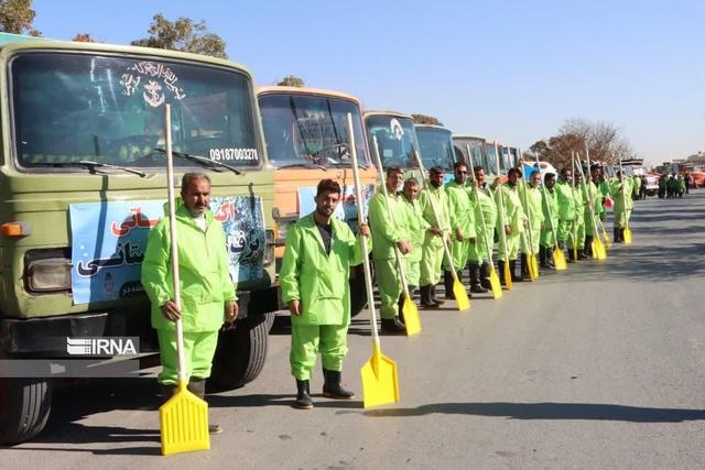 آماده باش ۸۵۰ نیروی خدمات شهری همدان در طرح زمستانه