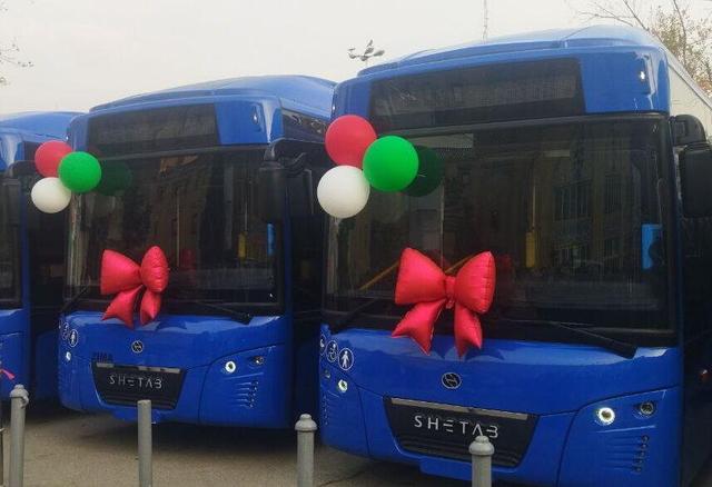 پنج دستگاه اتوبوس برقی در تهران رونمایی شد