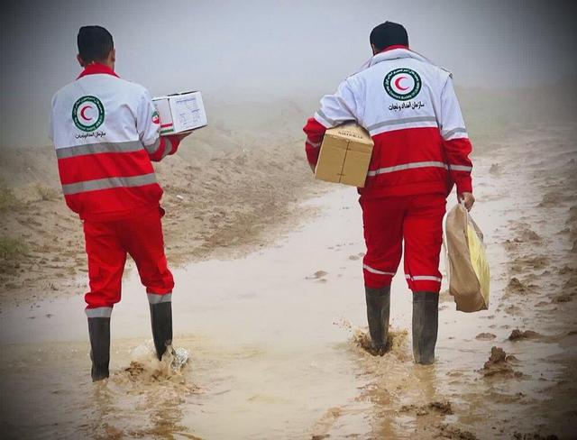 آماده‌باش تیم‌های عملیاتی هلال احمر در پی هشدار برف و کولاک در خوزستان