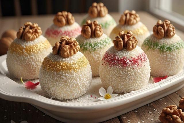 آموزش شیرینی پزی / طرز تهیه باسلوق گردویی خانگی به ۳ روش بازاری مخصوص یلدا