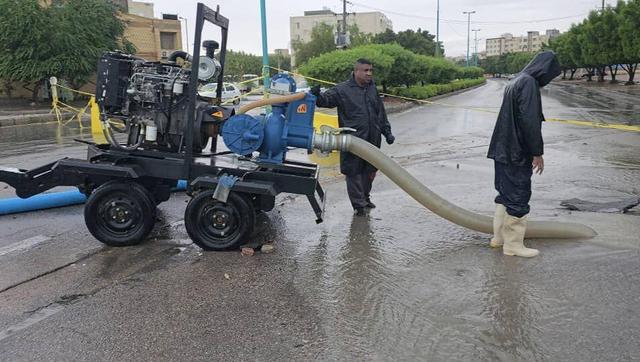آماده‌ باش کامل آبفای هرمزگان در بارش های دو روز گذشته/وضعیت تأمین آب بندرعباس پایدار است