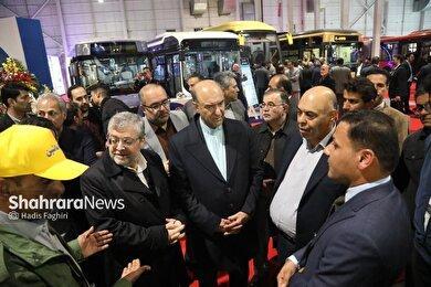 گزارش تصویری | افتتاحیه سیزدهمین نمایشگاه تخصصی مدیریت شهری، خدمات شهری، حمل‌ونقل و ترافیک شهری