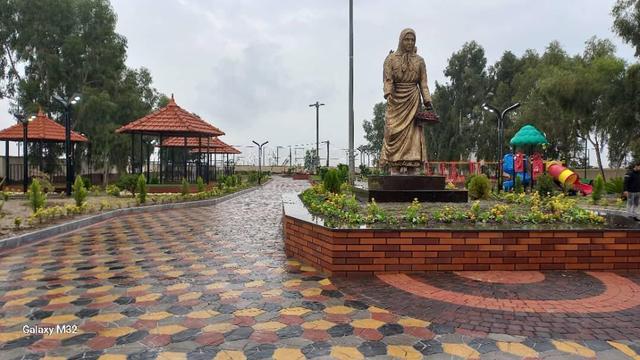 افتتاح بوستان مادر در روستای کاله بابلسر