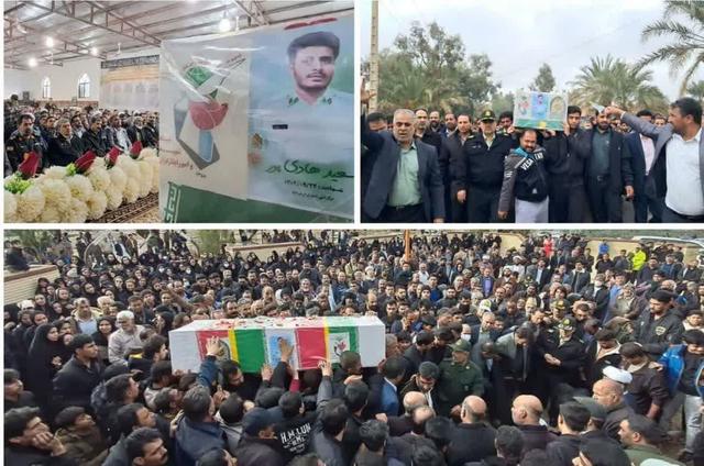 پیکر مطهر شهید «سعید هادی پور» در شهرستان فهرج تشییع شد
