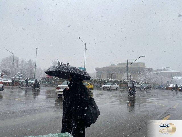 ببینید/ تصاویری از پدل‌سواری جوانان کیش در آبگرفتگی خیابان جزیره‌