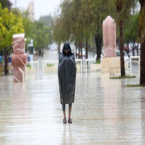 تصاویر: باران پائیزی جزیره کیش