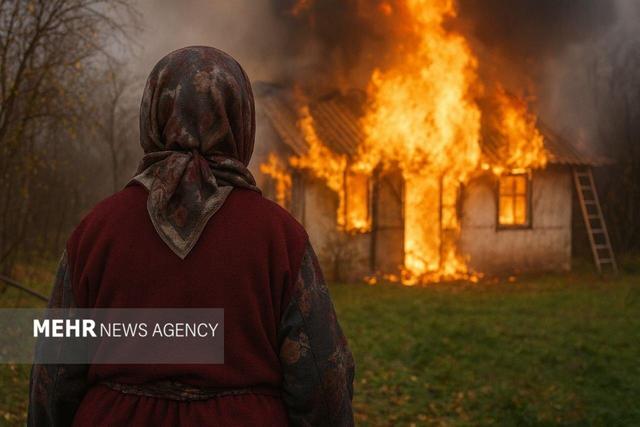 روایت تلخ یک آتش سوزی در رشت؛ مادری که خانهاش را از دست داد