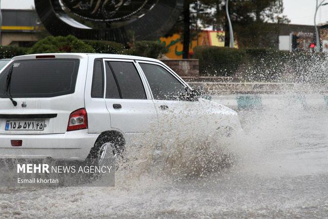 ثبت ۴۱.۵ میلیمتر بارش باران در کاشمر طی ۴۸ ساعت گذشته
