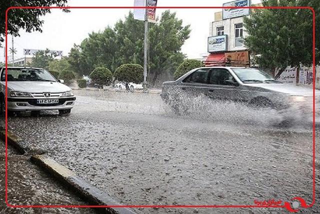 بارش سنگین باران در قشم