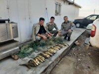 صیادان متخلف در منطقه حفاظت‌شده تالاب نوروزلو دستگیر شدند