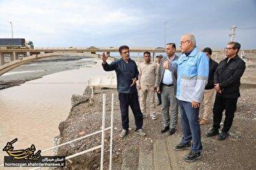 بازدید استاندار هرمزگان از شهرستان‌های میناب و رودان